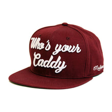 WHO'S YOUR CADDY - SNAPBACK CAP - GREEN (NB!! - Only available in green and not in red as in the pictures))
